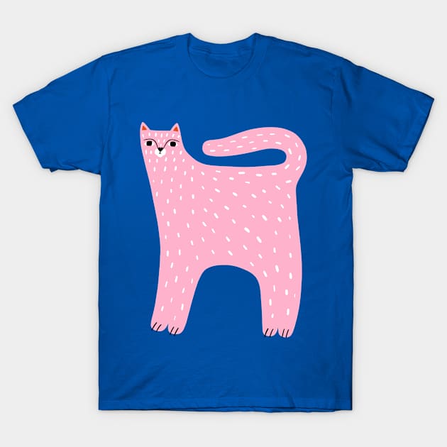 Cute Cat T-Shirt by Sam Pernoski